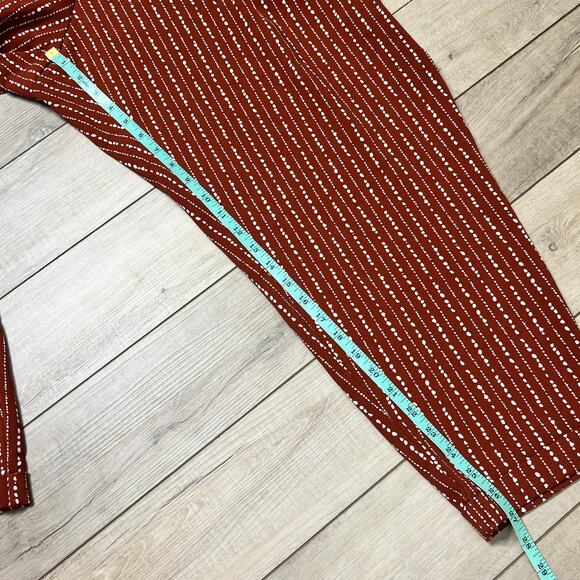 Torrid Pull On Taper Stretch Crepe Pants Burnt Orange Size 4X - Picture 8 of 11